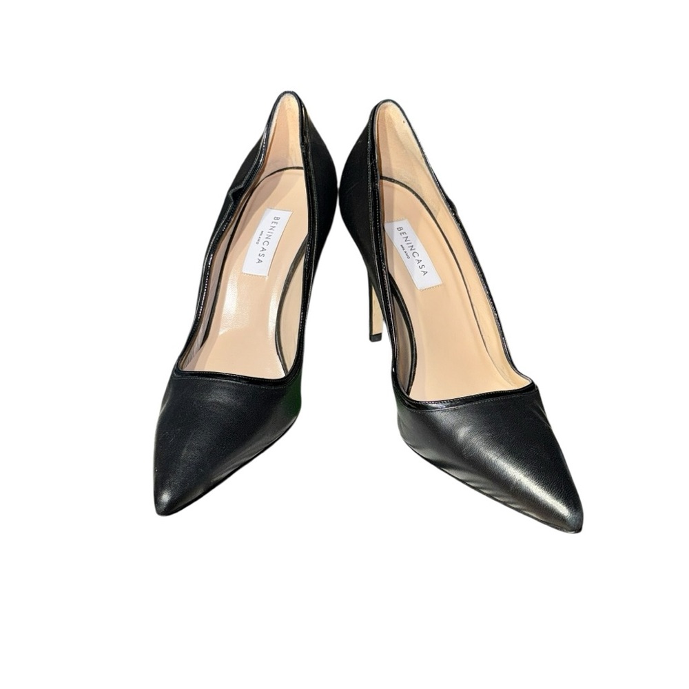 EUC Benincasa Milano MADE IN ITALY SZ 40 Black Heels
